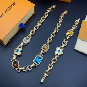 New Louis Vuitton necklace and bracelet
