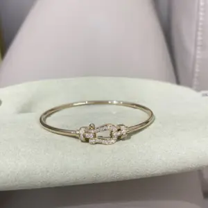 FRED equestrian diamond cuff bracelet