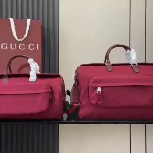 Travel bag red canvas series model 800185