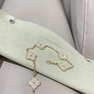Van Cleef Arpels rainbow diamond bangle