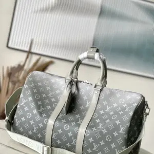 Keepall Bandouliere 45 Travel Bag Monogram Gradient Coated Canvas