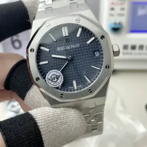 APS Audemars Piguet 15500 blue dial watch