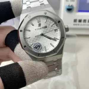 APS Audemars Piguet 15500 white dial watch