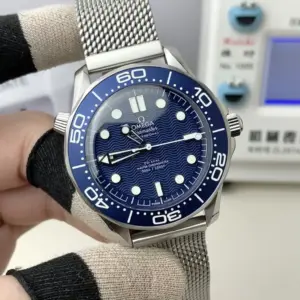 VS Omega Omega Perfect Evil blue dial watch