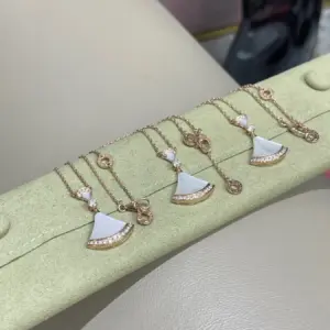 White dress necklace