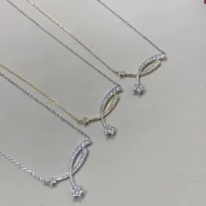 Chanel twin star necklace