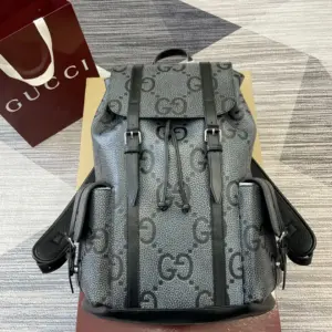 Shoulder bag with logo pattern