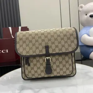 Gucci Children GG Canvas Messenger Bag