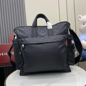 Gucci Nylon Tote Bag with GG Pattern