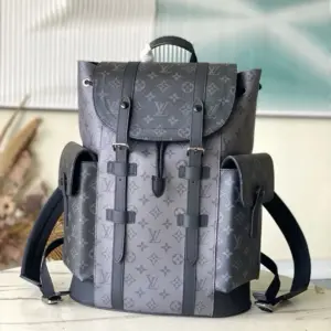 Christopher backpack with monogram canvas