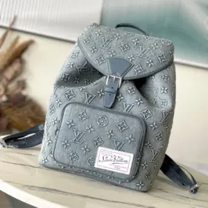 Montsouris denim backpack